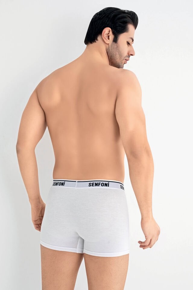 Senfoni Organik Bambu Erkek Boxer %92 Bambu – Nefes Alabilir ve Esnek İç Giyim