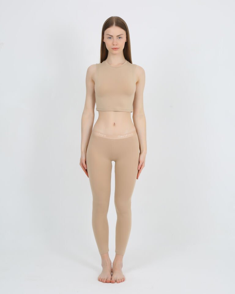 Senfoni Organik Bambu Bayan Uzun Tayt %92 Bambu – İç Giyim & Günlük Kullanım