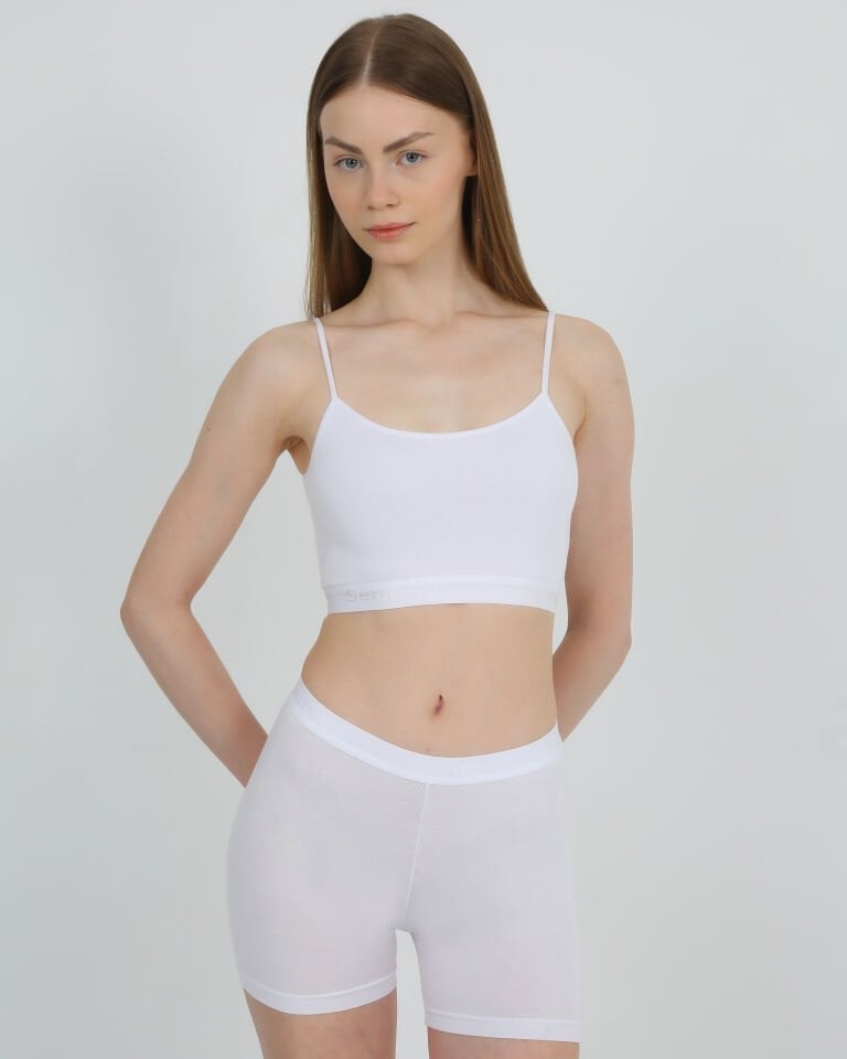 Senfoni Organik Bambu Bayan Mini Tayt %92 Bambu – İç Giyim & Günlük Kullanım