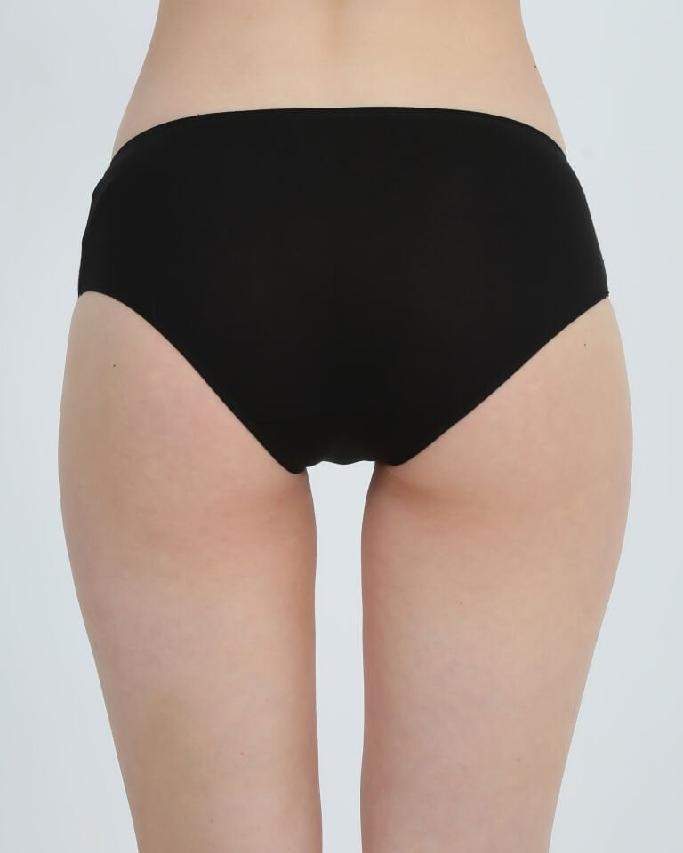 Senfoni 3’lü Siyah, Beyaz & Ten Organik Bambu Bayan Yüksek Bel Külot %92 Bambu – İç Giyim Paket