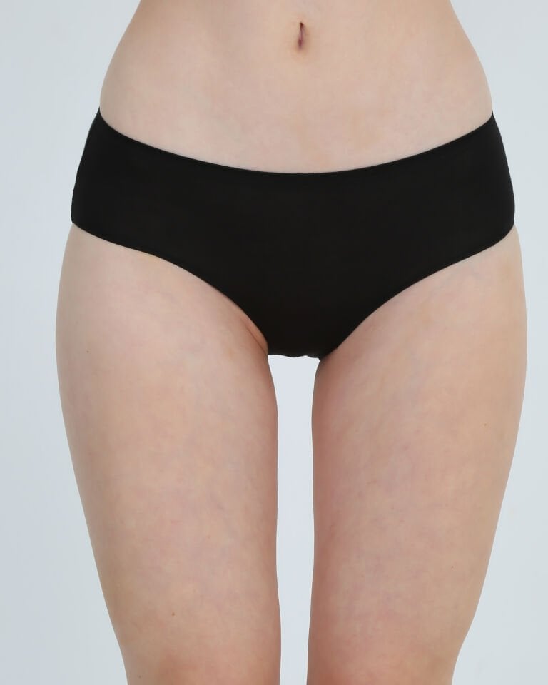 Senfoni 3’lü Siyah, Beyaz & Ten Organik Bambu Bayan Yüksek Bel Külot %92 Bambu – İç Giyim Paket